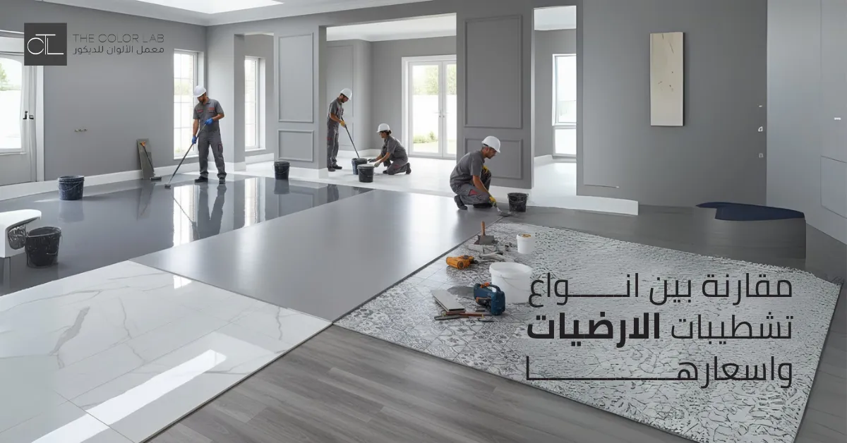 انواع تشطيب الارضيات