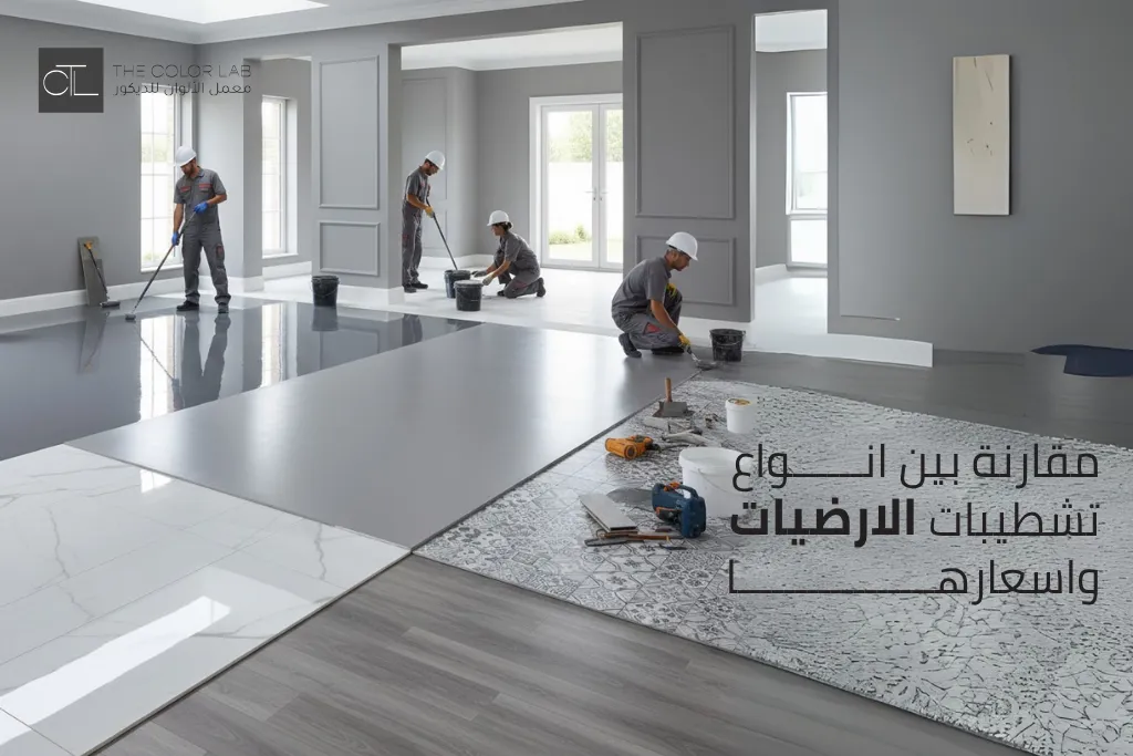 انواع تشطيب الارضيات