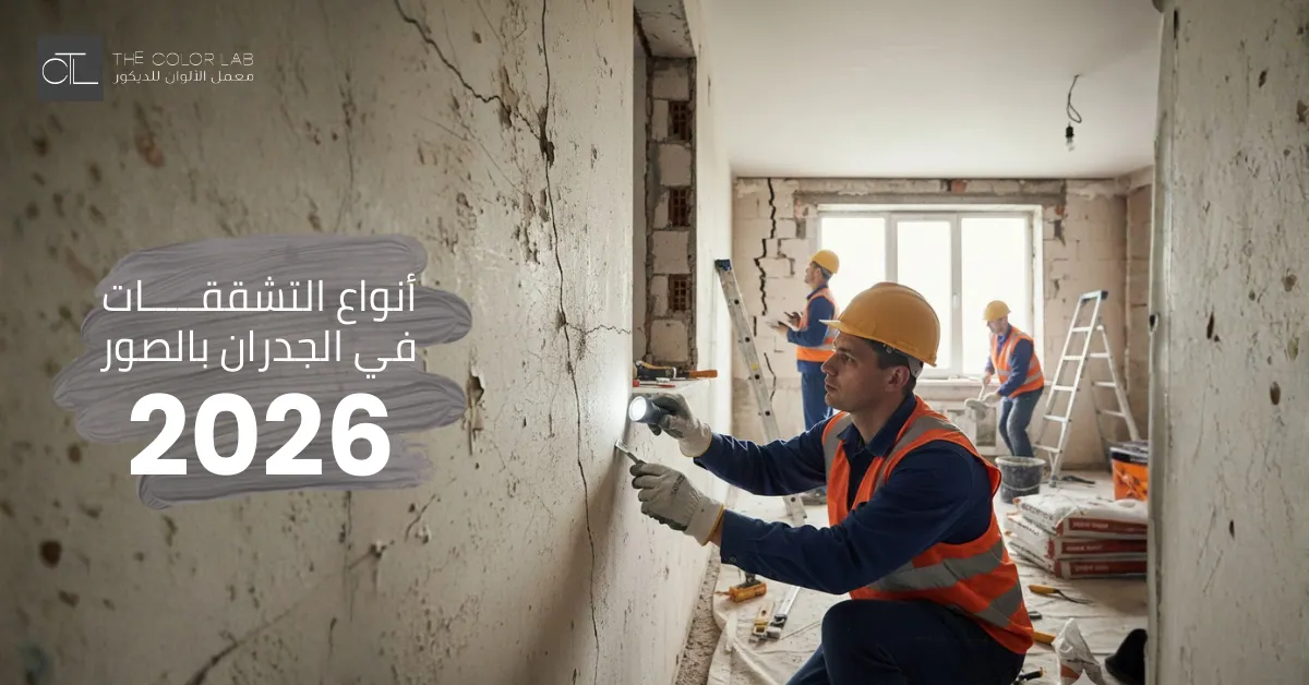 أنواع التشققات في الجدران بالصور