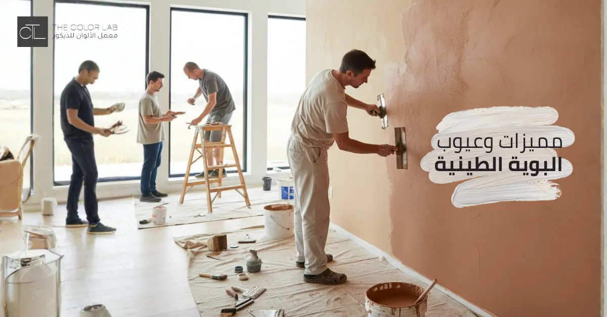 مميزات وعيوب البوية الطينية