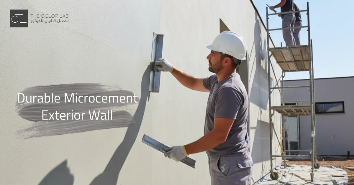 microcement exterior wall