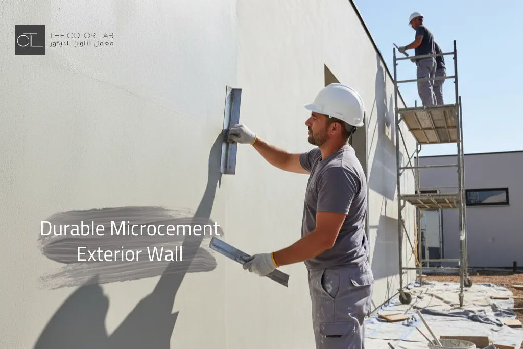 microcement exterior wall
