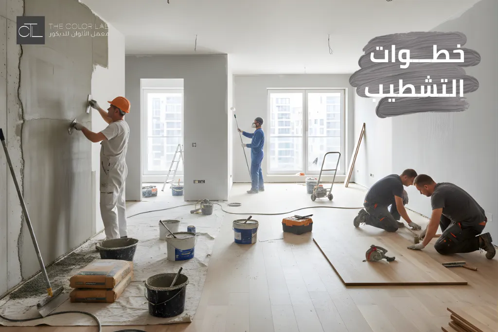 خطوات التشطيب