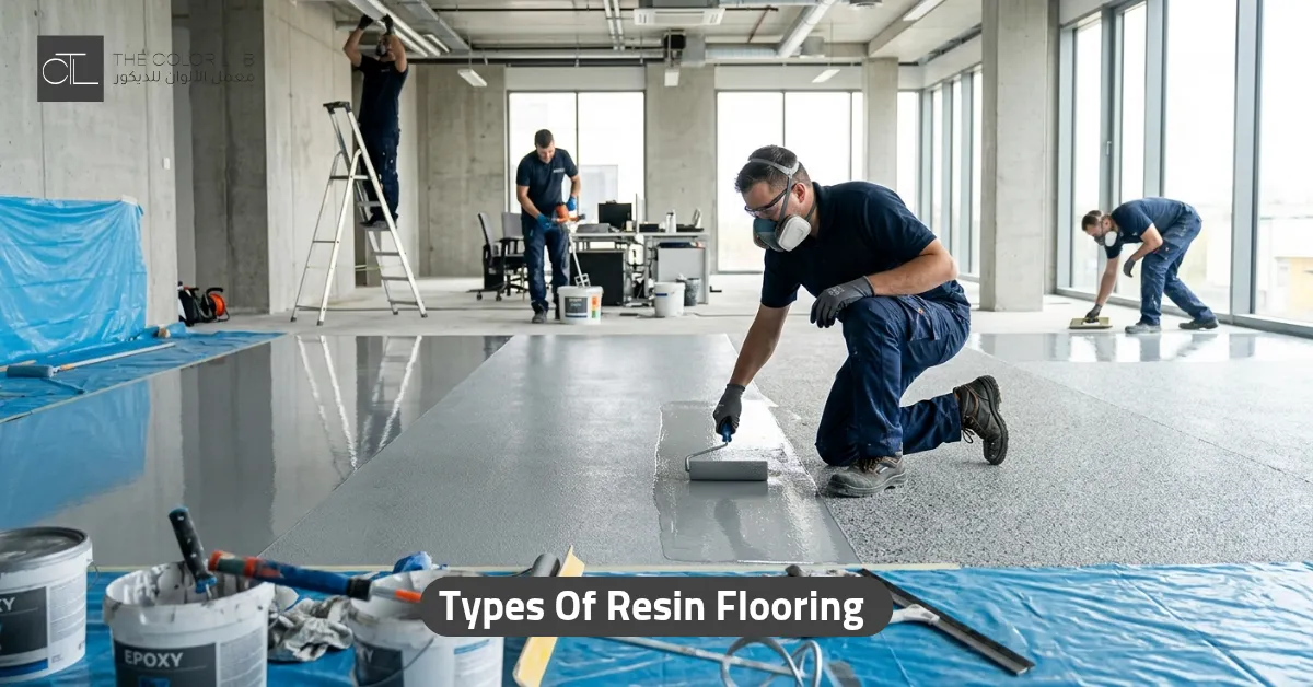 types of resin flooring