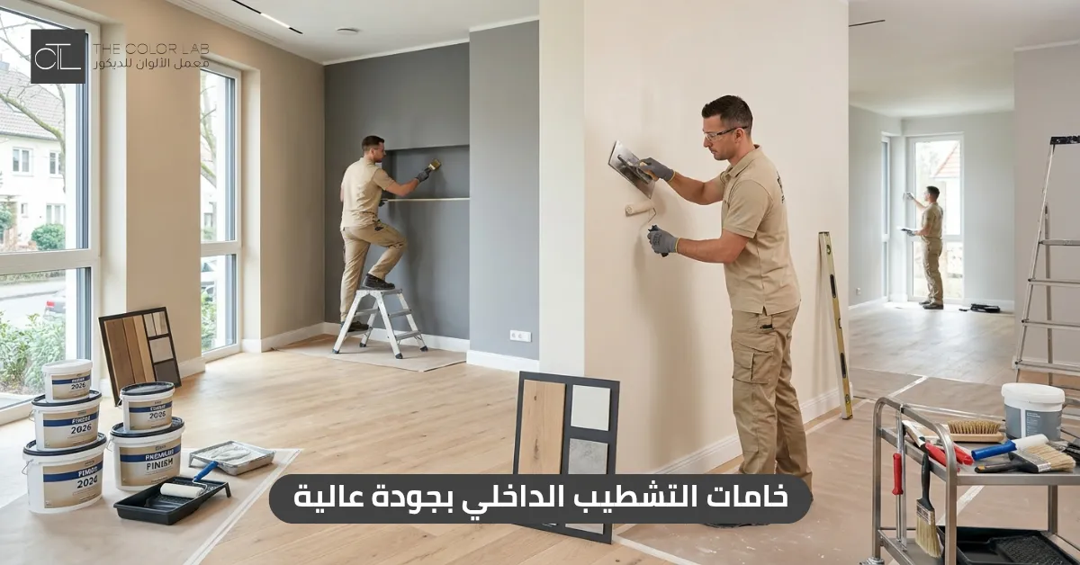 خامات التشطيب الداخلي