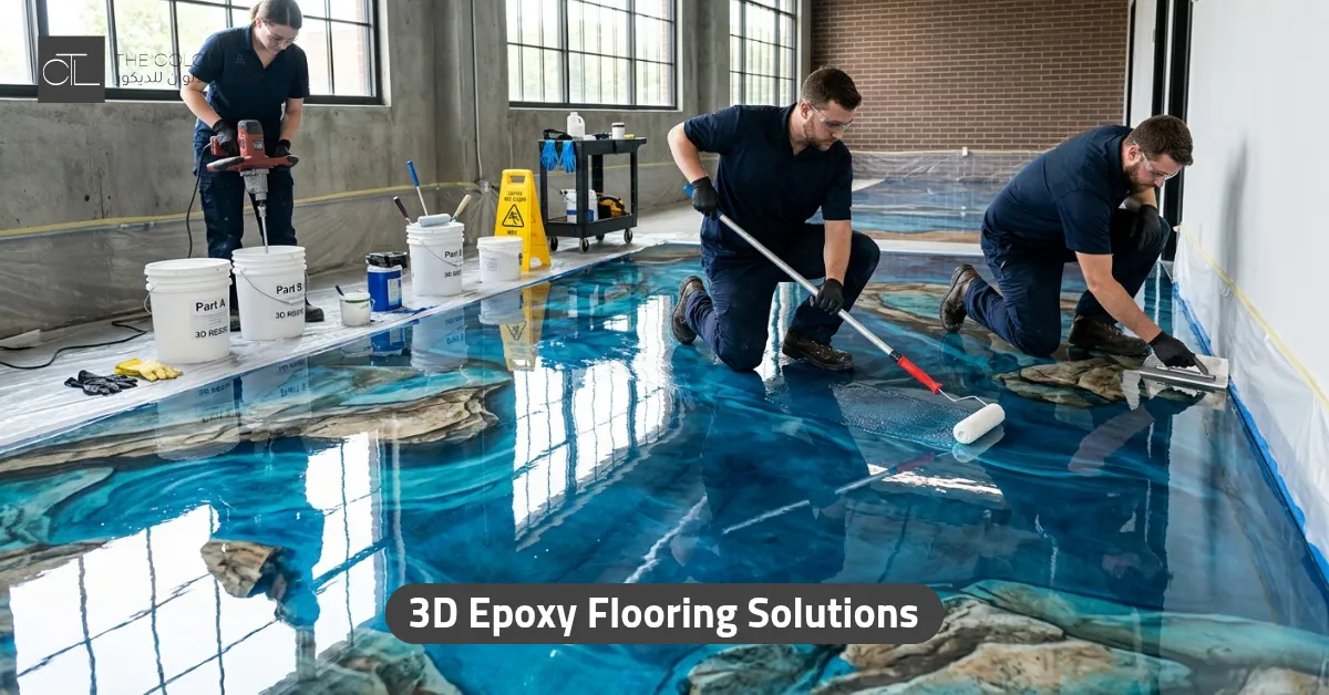 3D epoxy flooring