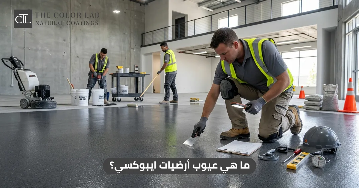 عيوب أرضيات ايبوكسي