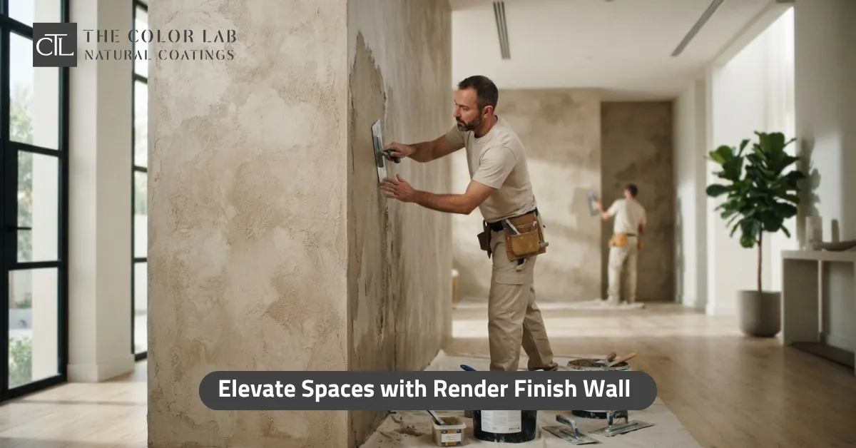 render finish wall