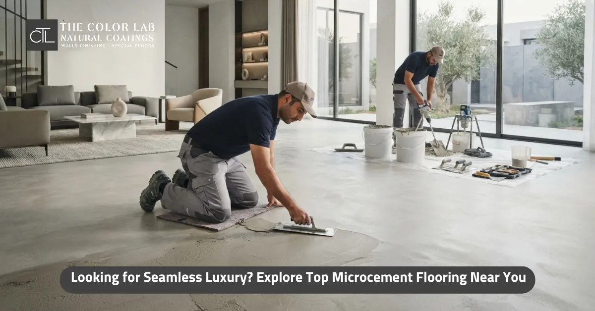 microcement flooring near me
